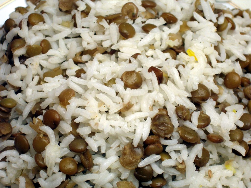 آیا برنج و عدس حاوی کلسیم و منیزیم است؟