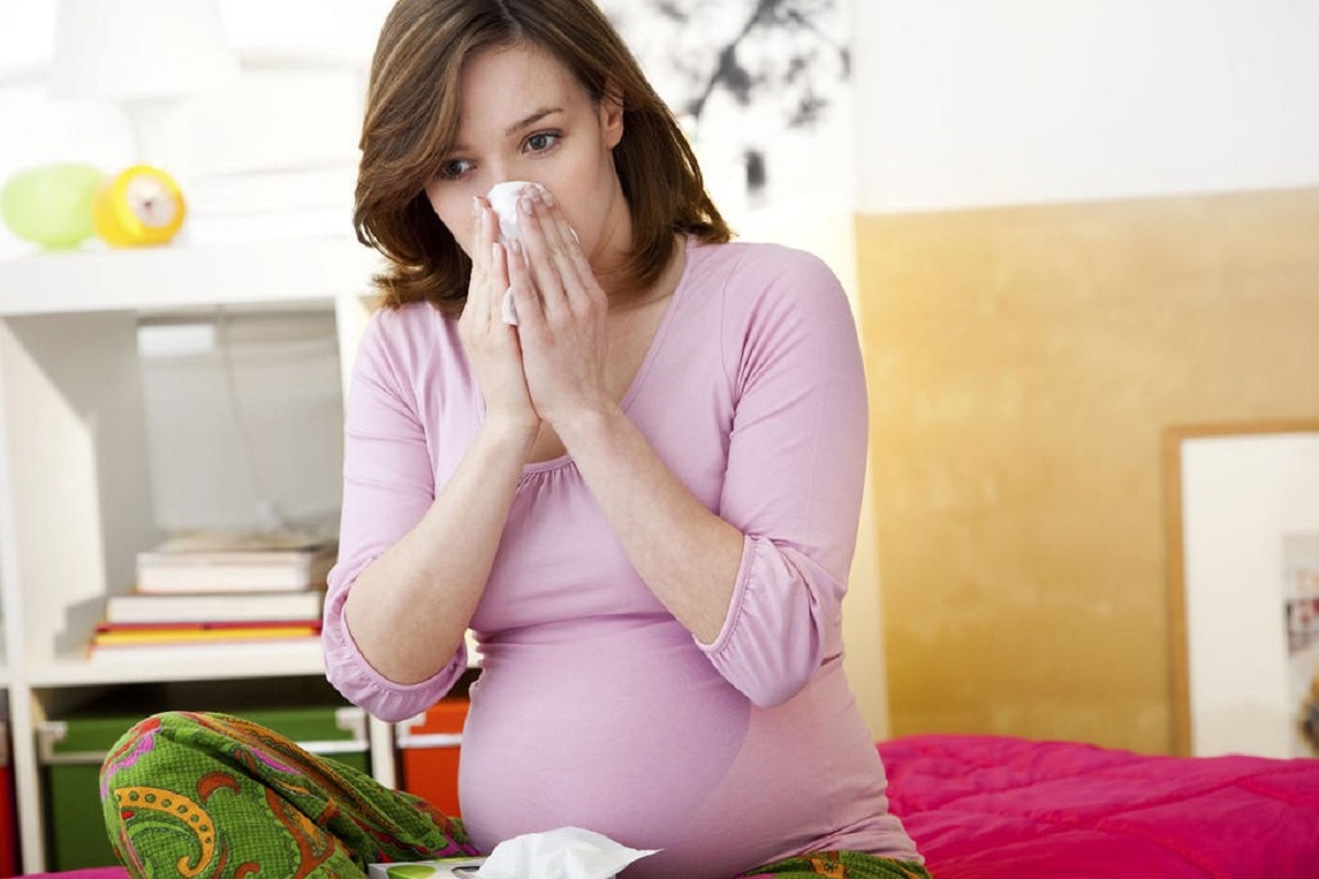 Кашель после беременности. Беременные и грипп. Заболевания беременных. Аллергия на беременность.